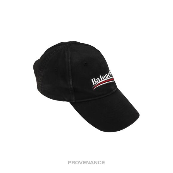 🔴 Balenciaga Political Campaign Cap Hat - Washed Black - Picture 3 of 12
